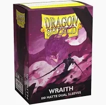 Dragon Shield - Standard Size Dual Matte Sleeves (100 ct.) - Wraith